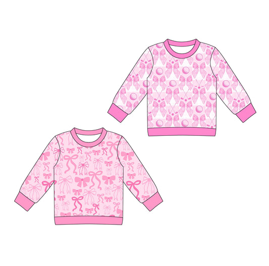 25.6.26 custom each style moq 5eta 4-6week Sibling Sister baby girl long sleeve top 1 and top 2 match family design