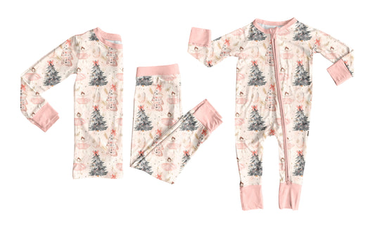 25.6.9 custom each style moq 5eta 4-6week Sibling Sisters Christmas trees baby girl long sleeve pants sets and rompers match family design
