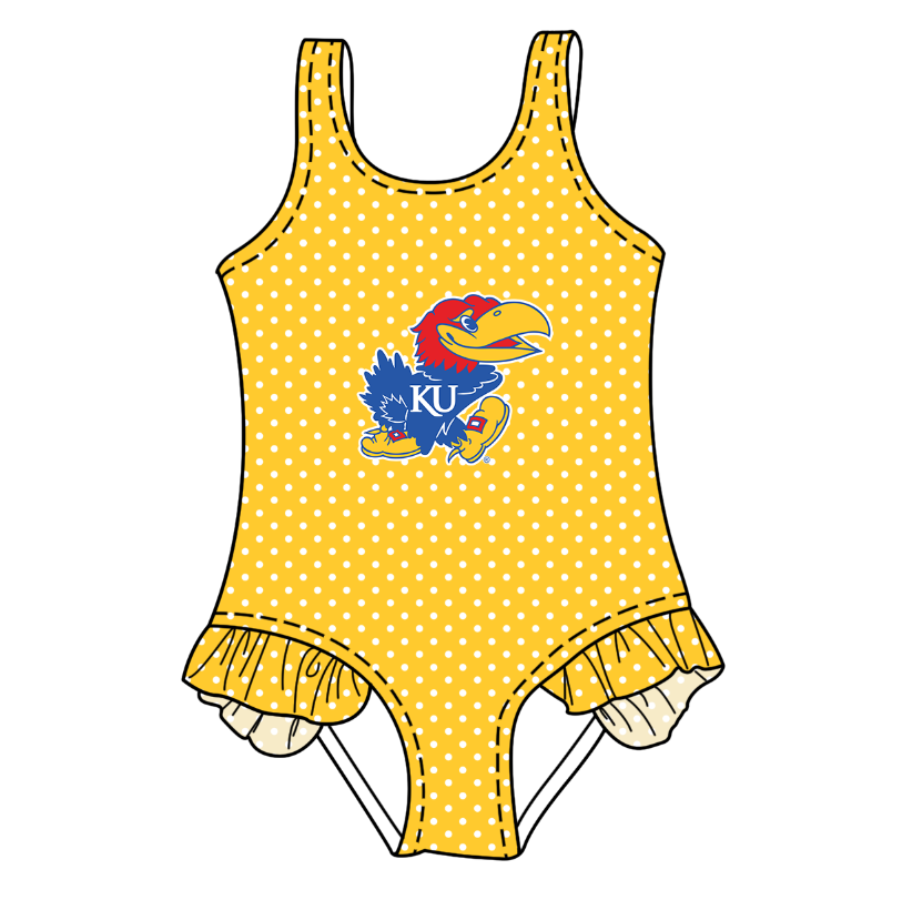 Custom moq 5 mix size milk silk summer teams Yellow Baby Girl Sleeveless Polka Dot Lace Onesie Swimsuit Cute Summer Beachwear for Little Girls