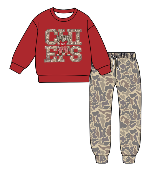 Custom moq 5 mix size milk silk summer teams baby boy clothes brick red long sleeve pants sets-25.9.9