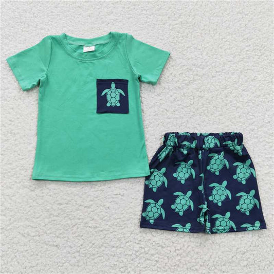 SALES NEW Green turtle boy soft set