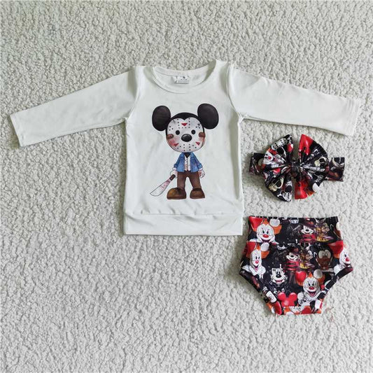 Cute Clothes  LR0032 Baby girls fall halloween bummie sets