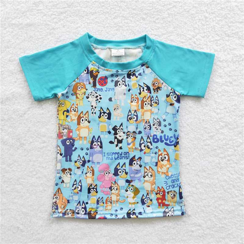 SALES  NEW  Boys blue dog shirts