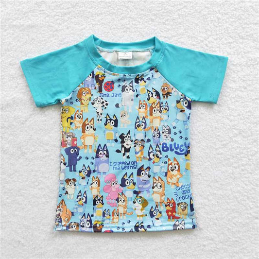SALES  NEW  Boys blue dog shirts