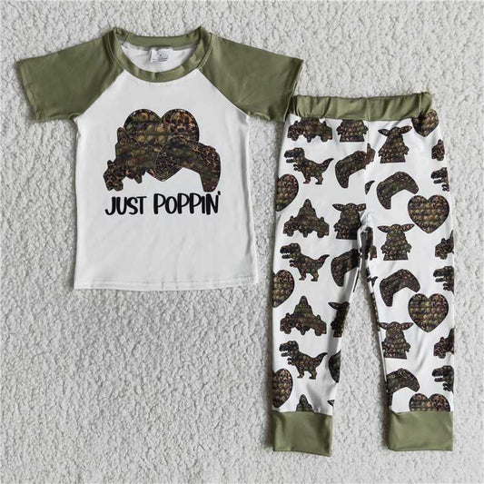 SALES  NEW  Baby boys cartoon game pants sets