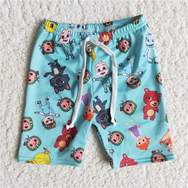 SALES  NEW  Baby boys blue watermelon trunk summer swimsets