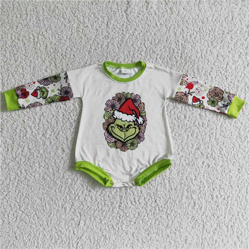 SALES  NEW  Sibling Baby Kids Christmas Santa Long Sleeves Rompers