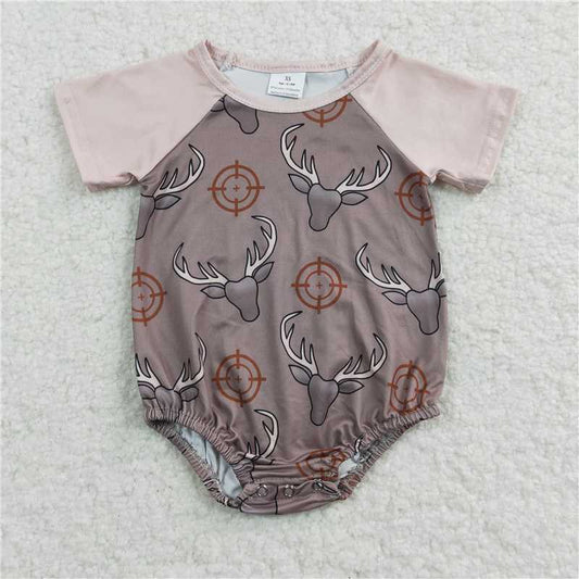 SALES  NEW  Sibling Baby Boys Western Cows Short Sleeve Summer Rompers