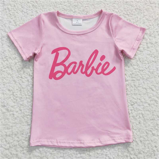 SALES NEW Baby Girls Western Cows Short Sleeve Tee Shirts Tops Kids' Casual Cotton Graphic T-Shirt for Girls