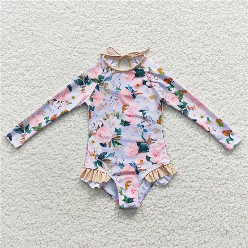 RTS NO MOQ baby girl clothes Short Skirt Set & Swimsuit