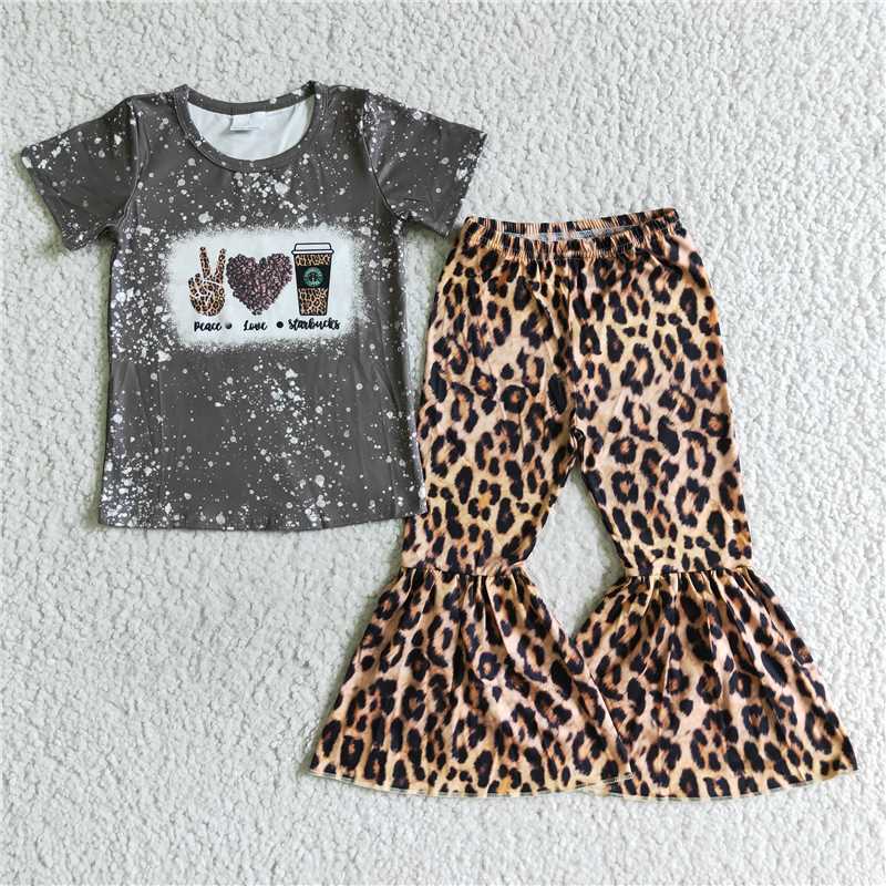 RTS NO MOQ ETA 5-7DAYS GSPO0391 Girls  short-sleeved trousers