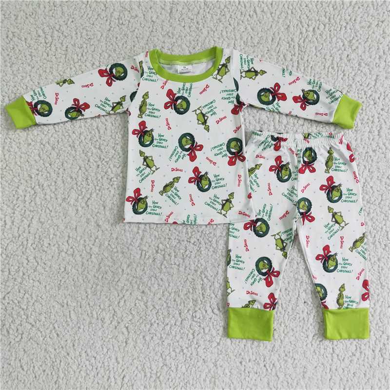 SALES  NEW  Kids Boys Christmas Bow legging outfits clothes sets