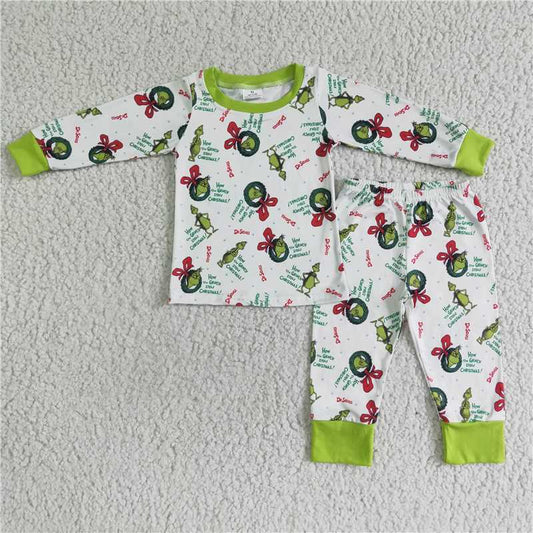 SALES  NEW  Kids Boys Christmas Bow legging outfits clothes sets