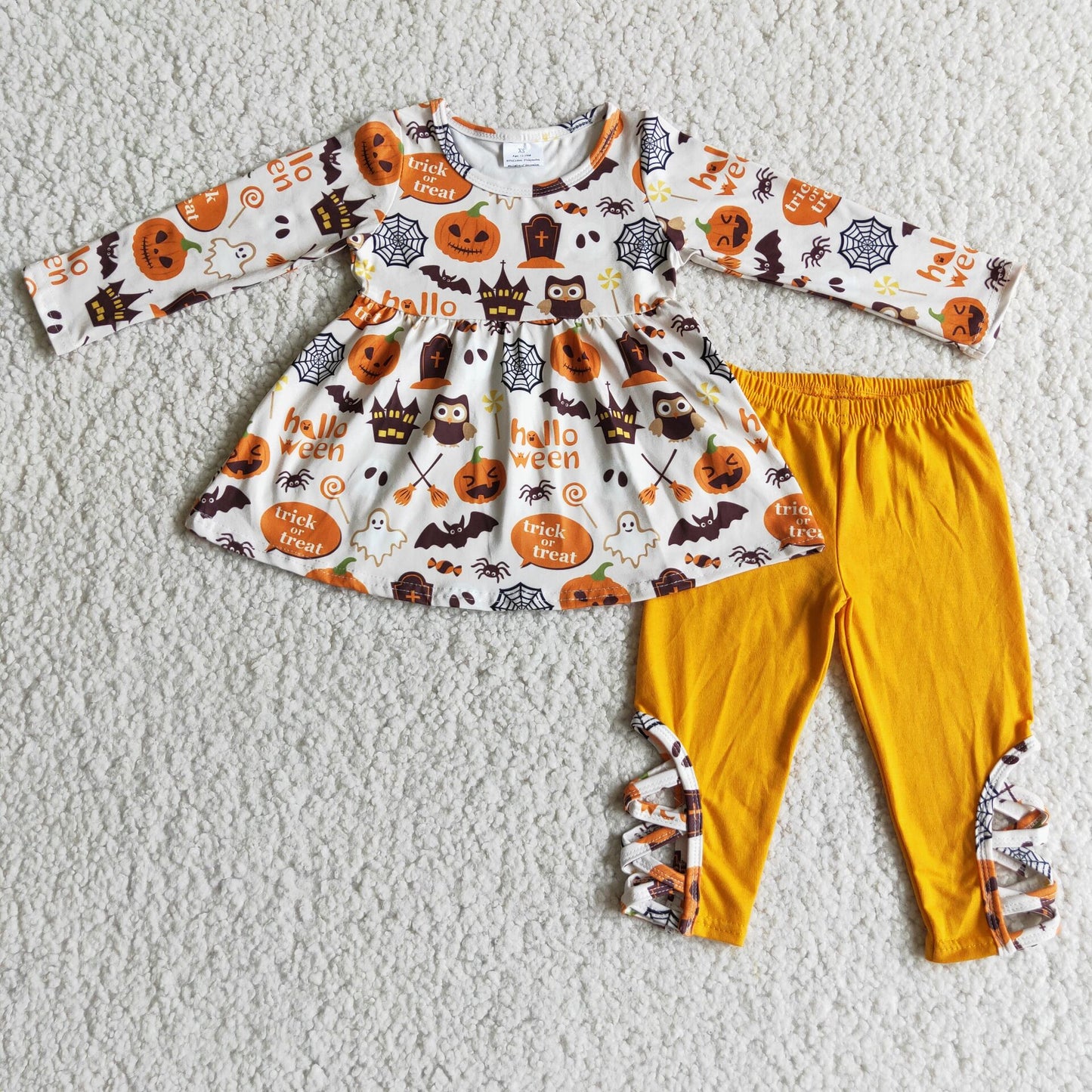 SALES  NEW   Halloween pumpkin outfits clothing sets
