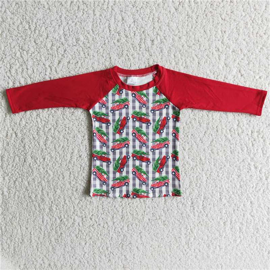 SALES  NEW  Boys Christmas tree shirts