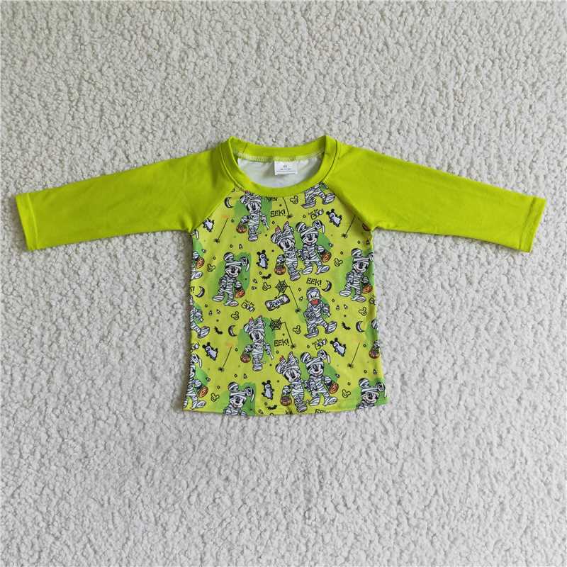 SALES  NEW  Baby Boys short sleeve Halloween cartoon shirts