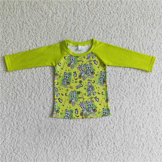 SALES  NEW  Baby Boys short sleeve Halloween cartoon shirts