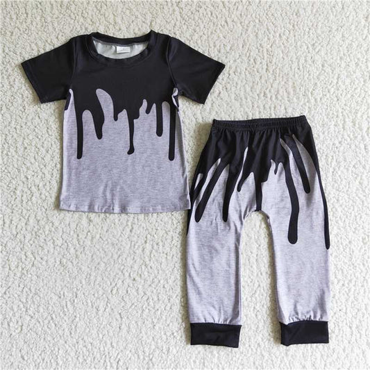 SALES  NEW  baby boys fall Halloween casual wear pants sets
