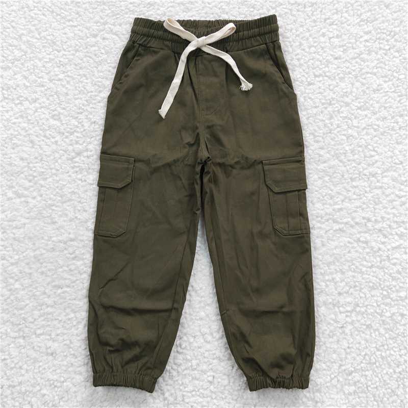 RTS NO MOQ Baby Boys Clothes Pocket overalls Pants