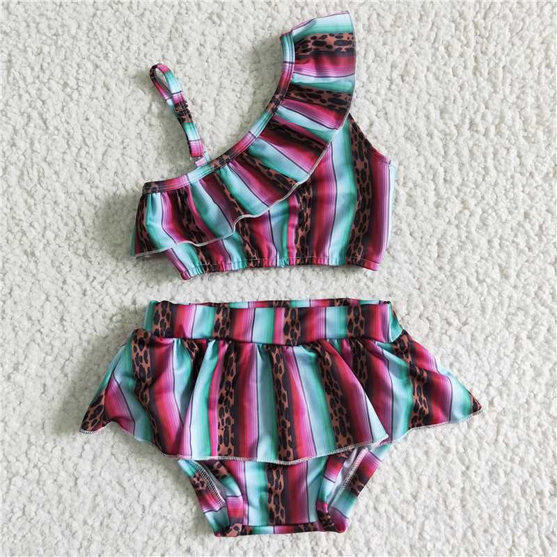 RTS NO MOQ baby girl clothes Short Skirt Set & Swimsuit