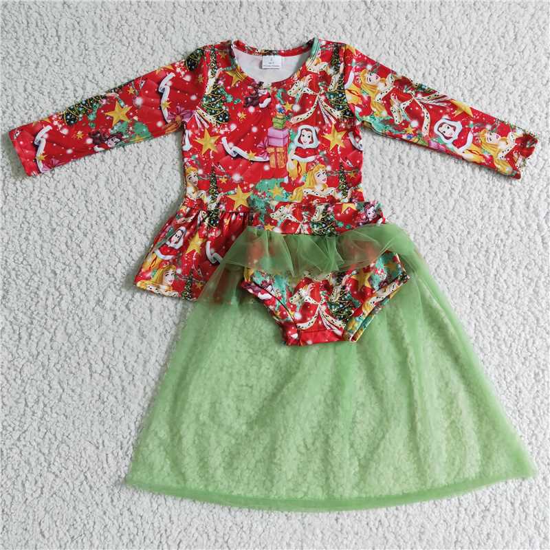 SALES  NEW  Baby Girls Christmas princess red tutu bummie skirts sets