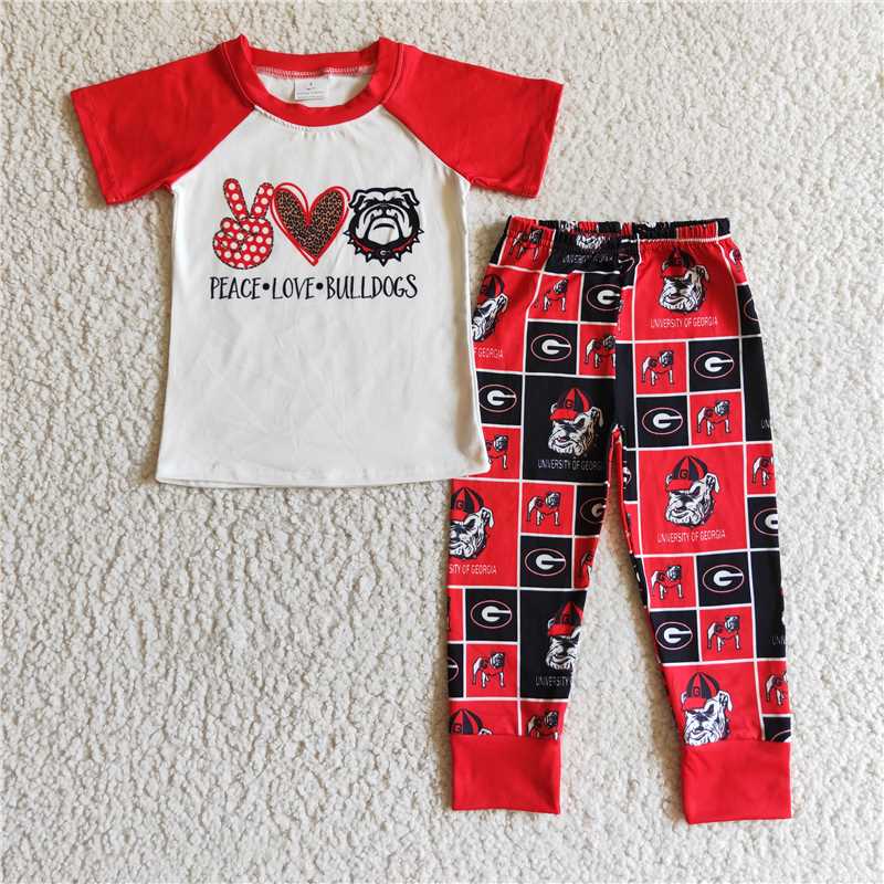 RTS NO MOQ baby boys clothes short sleeve pants sets