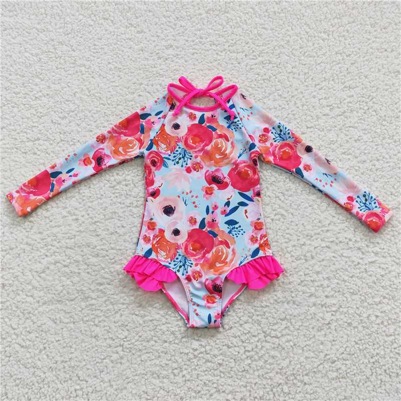 RTS NO MOQ baby girl clothes Short Skirt Set & Swimsuit