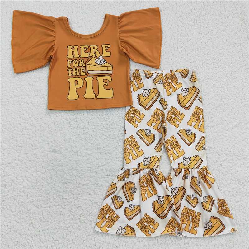 RTS NO MOQ Turkey Thanksgiving Brown Boys Girls Outfit