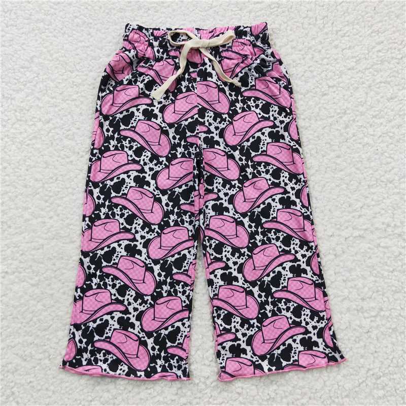 RTS NO MOQ Sibling baby girl clothes summer long trousers