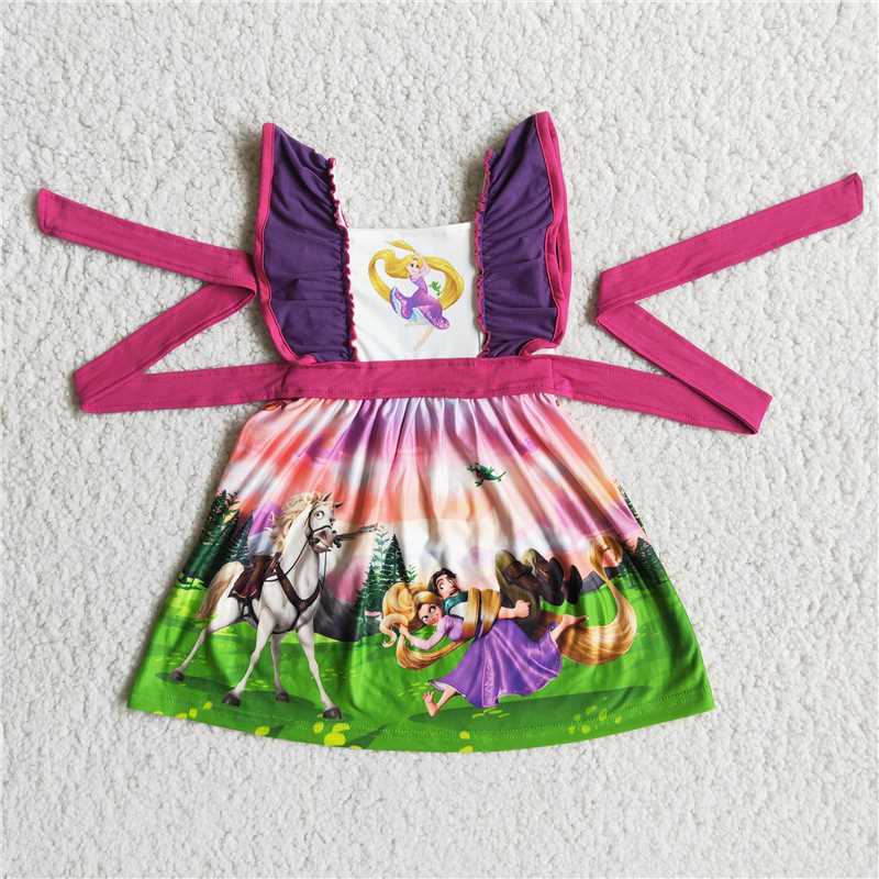 SALES NEW Pink Soft Dress for Girls Cute And Comfortable Children's Clothing