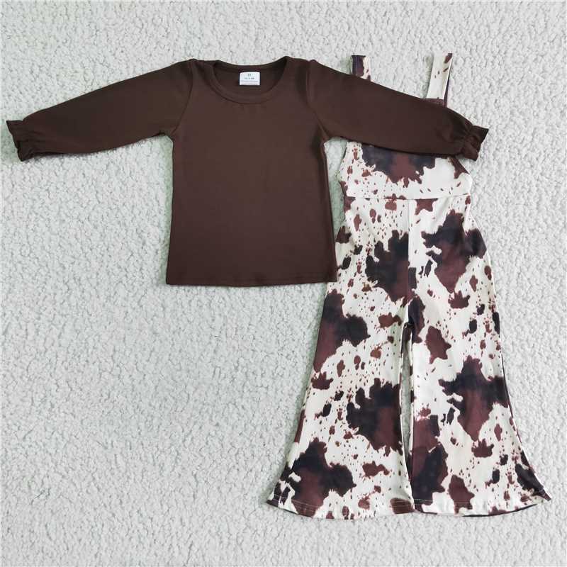 RTS NO MOQ Lace jumpsuit + solid color long-sleeved top two-piece set
