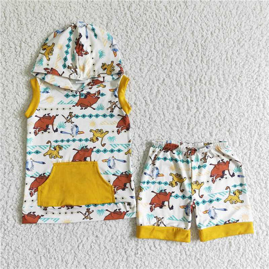 Cute Clothes BSSO0039 Baby boys hoodie top sets