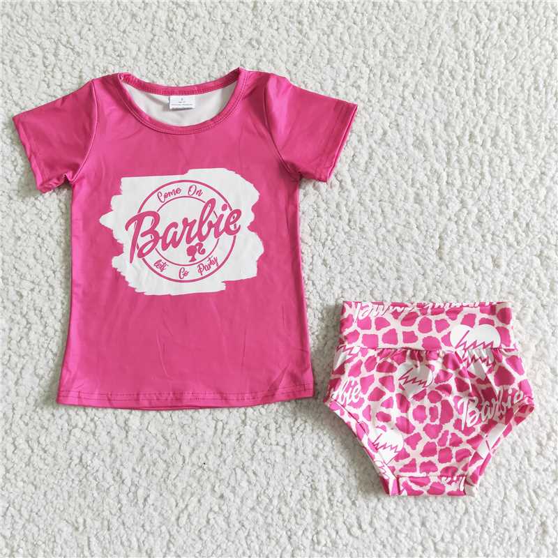 SALES  NEW  Baby girls cartoon doll bummie sets