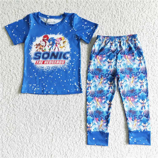 SALES  NEW  Baby boys cartoon blue pants clothes