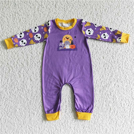 SALES  NEW  Baby boys halloween ghost pumpkin rompers