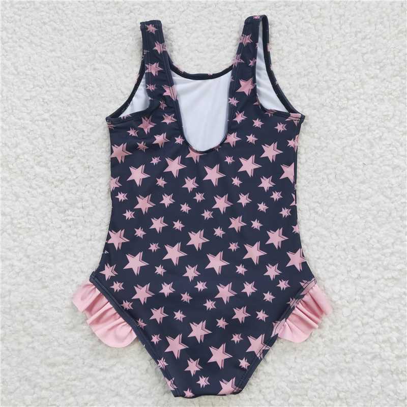 RTS NO MOQ baby girl clothes Short Skirt Set & Swimsuit