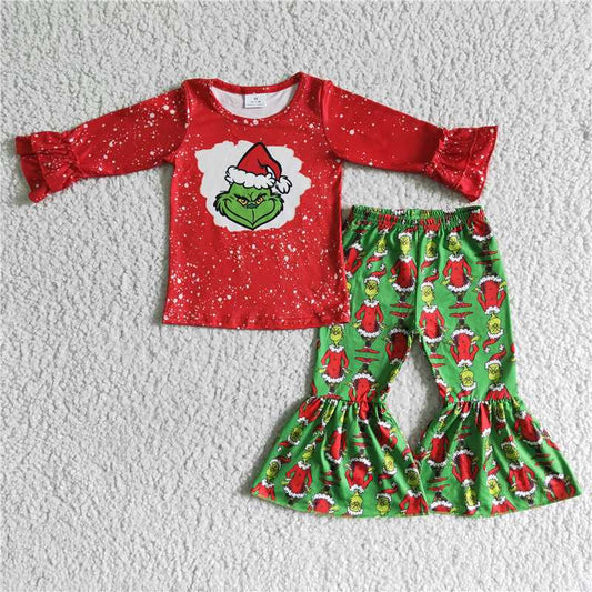 RTS NO MOQ ETA 5/7days arrived 6 B6-37 Christmas hat red long-sleeved suit