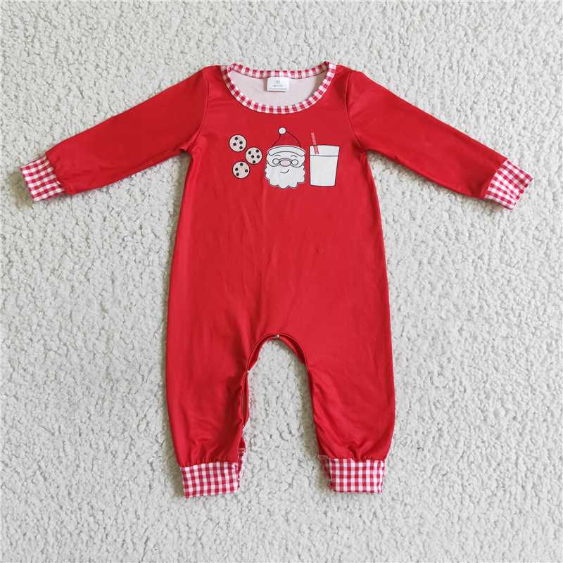 SALES  NEW  Baby Boys milk Christmas rompers