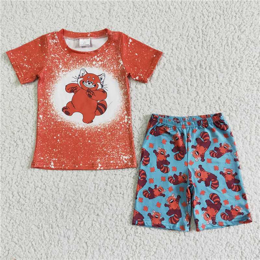 Cute Clothes  BSSO0045 Baby boy red shorts sets