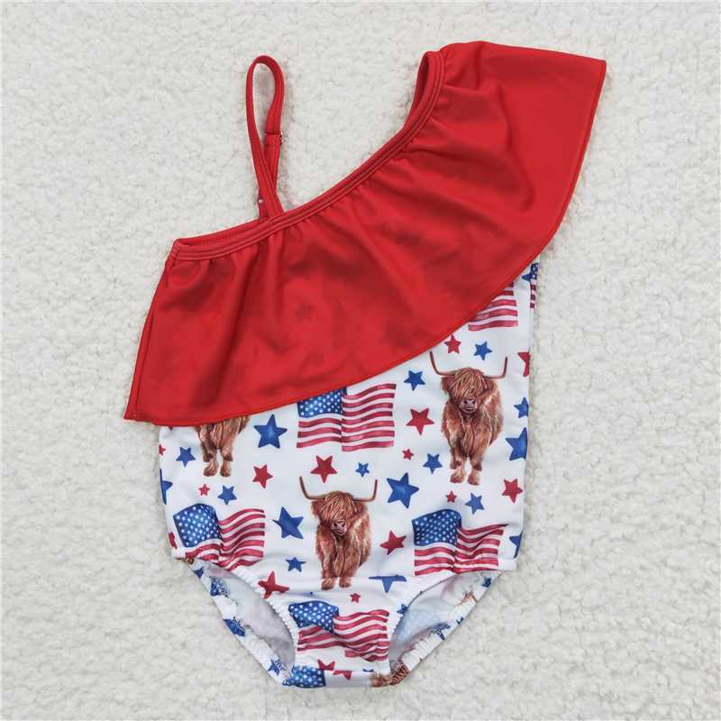 RTS NO MOQ baby girl clothes Short Skirt Set & Swimsuit