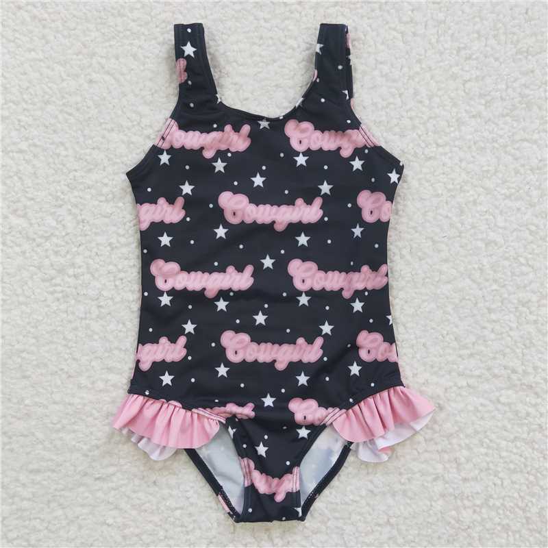 RTS NO MOQ baby girl clothes Short Skirt Set & Swimsuit