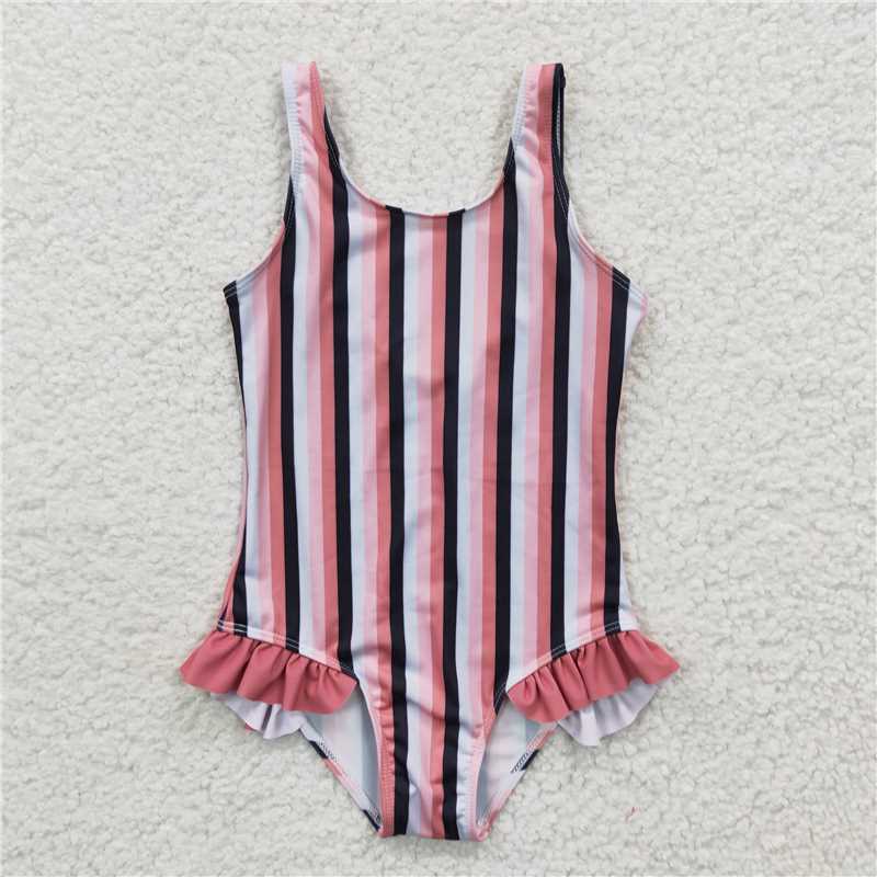 RTS NO MOQ baby girl clothes Short Skirt Set & Swimsuit