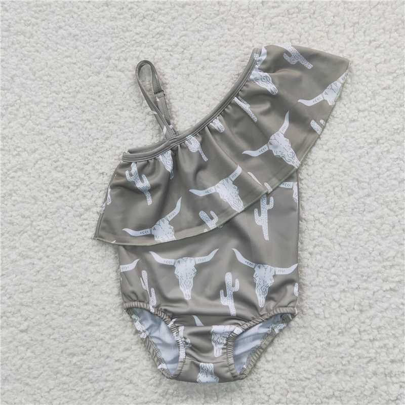 RTS NO MOQ baby girl clothes Short Skirt Set & Swimsuit