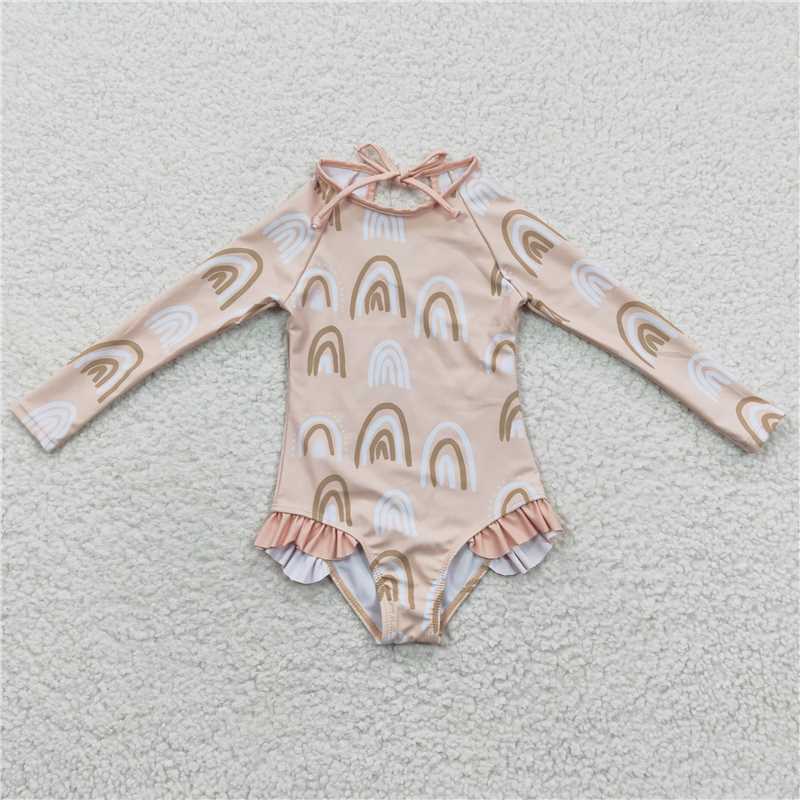 RTS NO MOQ baby girl clothes Short Skirt Set & Swimsuit