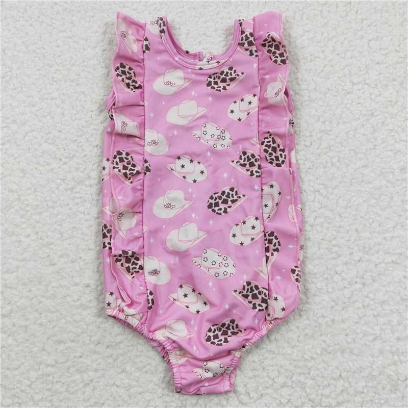 RTS NO MOQ baby girl clothes Short Skirt Set & Swimsuit