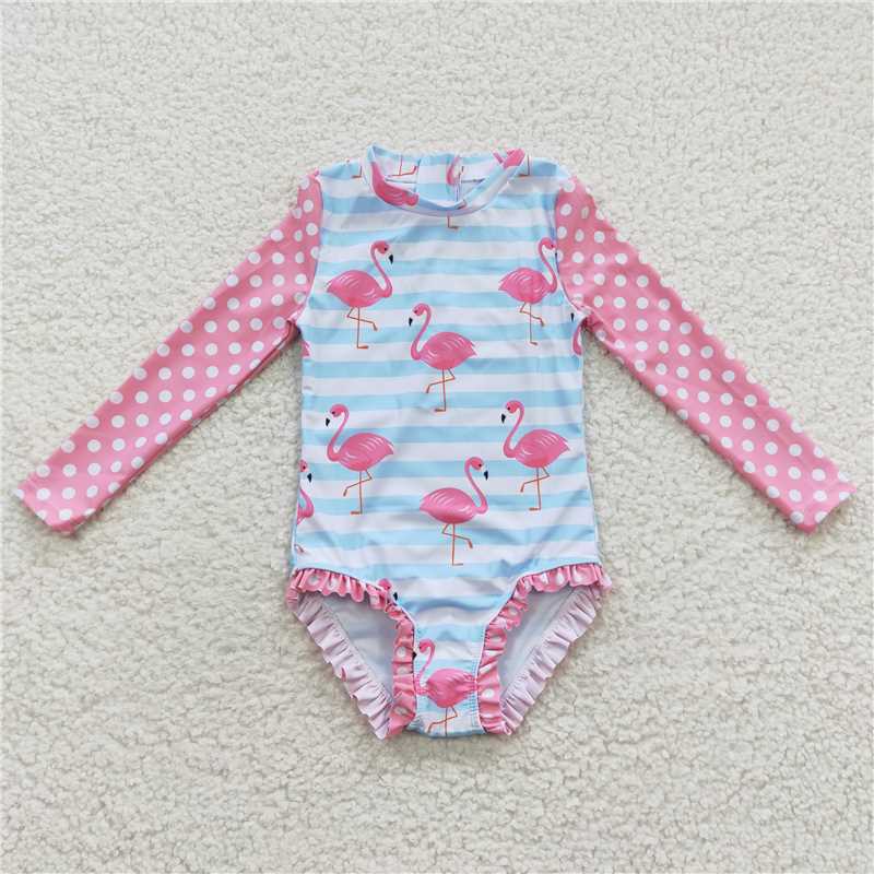 RTS NO MOQ baby girl clothes Short Skirt Set & Swimsuit