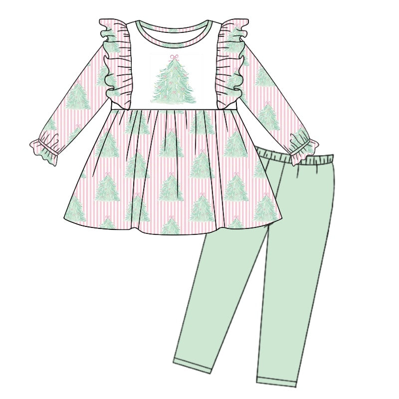 8.30 custom each style moq 5eta 4-6week Sibling Sister Christmas baby girl sets and dress and rompers match family design