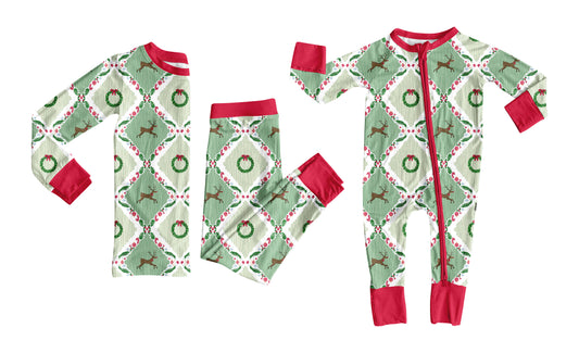 25.6.10 custom each style moq 5eta 4-6week Sibling Sisters Christmas baby boy long sleeve pants sets and rompers match family design