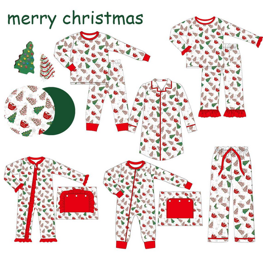 5.20custom each style moq 5eta 4-5week Sibling Sister Christmas style print white girls and boys outfits and baby romper and shirt match family design
