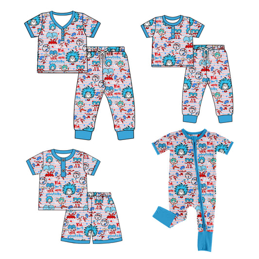 11.28 custom each style moq 5eta 4-6week Sibling Sister dr seuss baby girl sets and sets 2 and shorts sets and rompers match family design